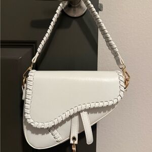 White Leather Women's Bag
